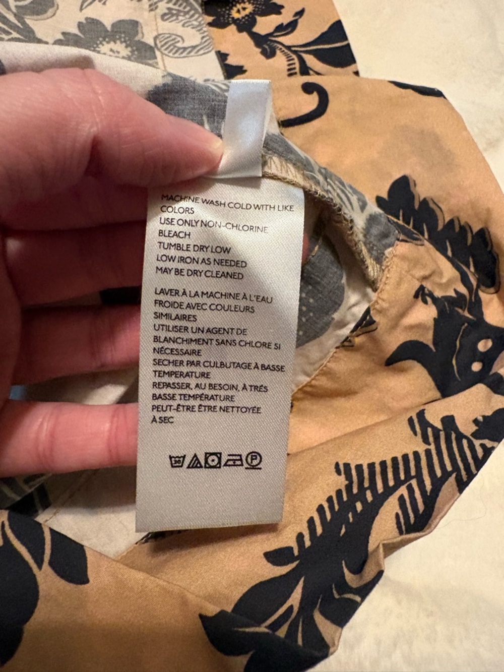 ANTHROPOLOGIE The Somerset Floral Maxi Dress Large L flowy tiered cotton summer - Picture 8 of 12